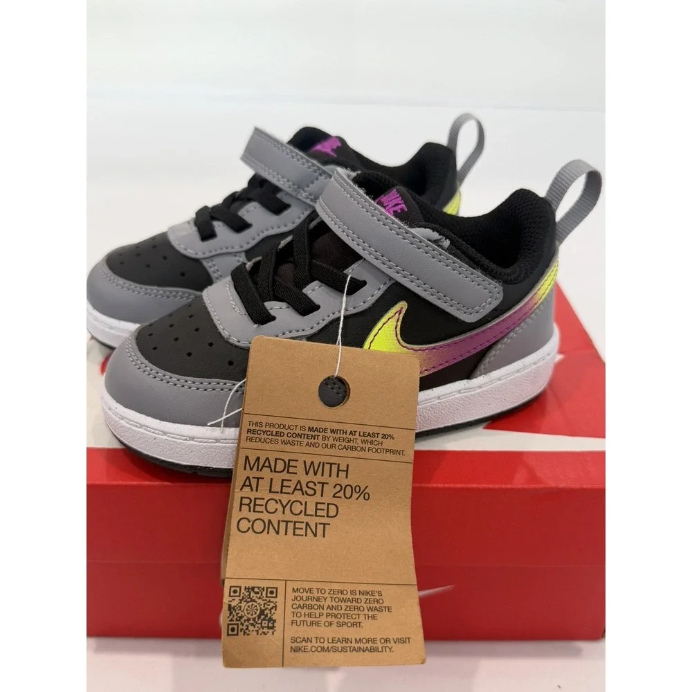 Nike Court Borough Low Recraft Toddler Unisex Athletic Shoes size 8 kids school